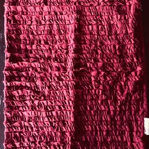 Cranberry red pillow cover